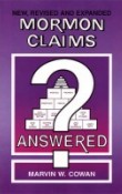 Book - Mormon Claims Answered by Marv Cowan - $4.50 with Free S&H